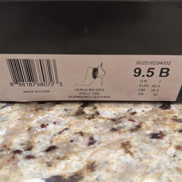 Cognac leather booties New size 9 1/2 - Picture 7 of 9